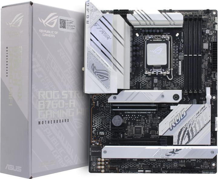 ASUS ROG STRIX B760-A GAMING WIFI (RTL) LGA1700 <B760> 2xPCI-E HDMI+DP 2.5GbLAN+WiFi  SATA ATX 4DDR5