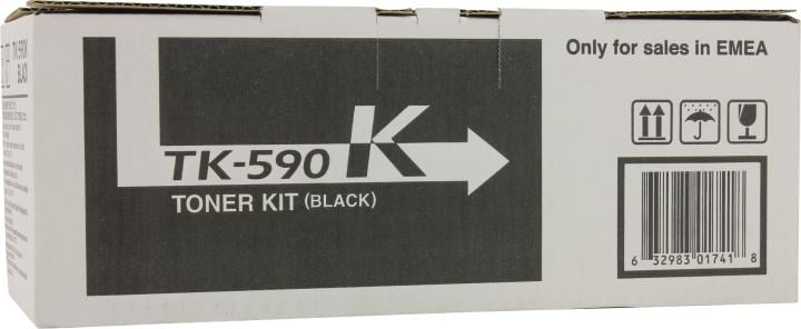 Kyocera-Mita TK-590K(B) Картридж, Black {FS-C5250DN/C2026MFP/C2026MFP+/C2126MFP/C2126MFP+/C2526MFP/C2626MFP, Black, (7000стр.)}