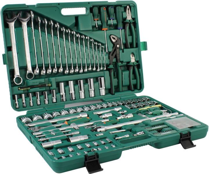 JONNESWAY S04H524142S Набор инструмента универсальный 1/4", 1/2"DR, 142 предмета