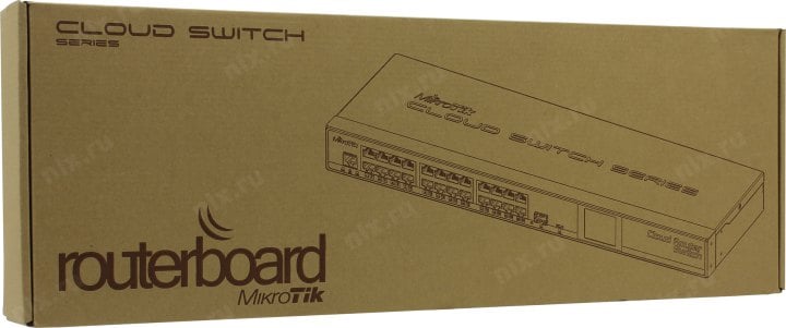 MikroTik <CRS326-24G-2S+RM> Cloud Router Switch (24UTP/WAN  1000Mbps + 2SFP+)