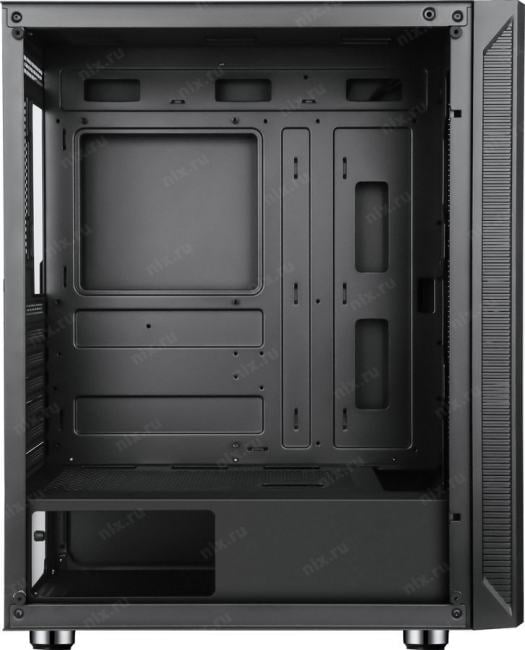 ACC-3501 Корпус Accord 3501 черный без БП ATX 2xUSB2.0 1xUSB3.0 1xUSB3.1  audio bott PSU