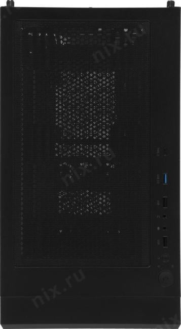 ACC-3501 Корпус Accord 3501 черный без БП ATX 2xUSB2.0 1xUSB3.0 1xUSB3.1  audio bott PSU