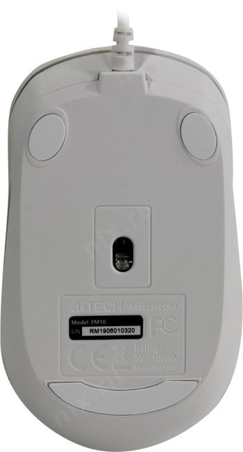 A4Tech FSTYLER Optical Mouse <FM10 White>  (RTL) USB 4btn+Roll