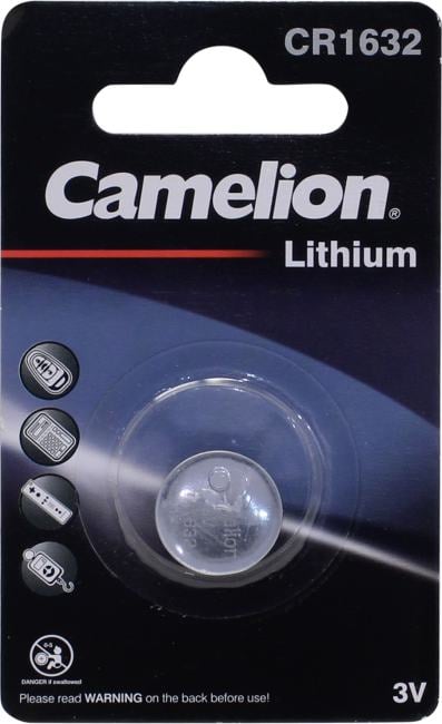 Батарейка Camelion CR1632, литиевая