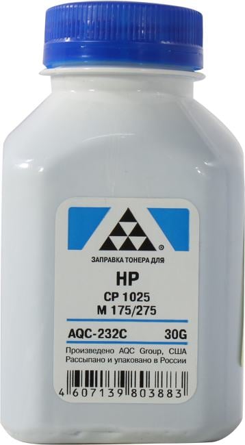 Тонер AQC-232C Cyan для HP CLJ  CP1025 30 г