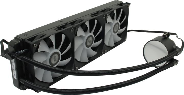 Система водяного охлаждения PcCooler DA360 BK ARGB Soc-AM5/AM4/1200/1700/1851 черный 4-pin Al 300W Ret (DA360-BKAWXX-GL) [DA360-BKAWXX-GL]