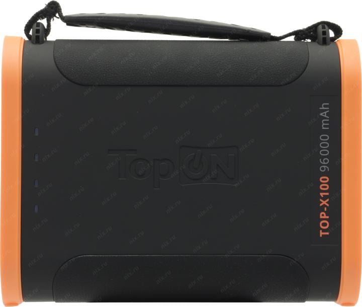 Внешний аккумулятор TopON TOP-X100 <102705> (2xUSB, USB-C, 2 авторозетки, 96000mAh,  180W,  LiFePO4)