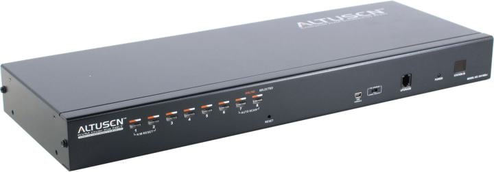 8-портовый KVM-переключатель высокой плотности Over the NET™ Cat 5/ 8 Port Master View KVM Switch