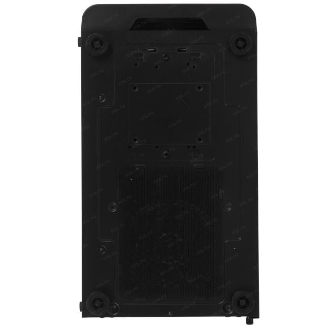 EX296077RUS Miditower ExeGate EVO-9202-EVO800 (ATX, БП EVO800RGB с вент. 12 см, с окном,  1*USB+1*USB3.0, аудио, черный,