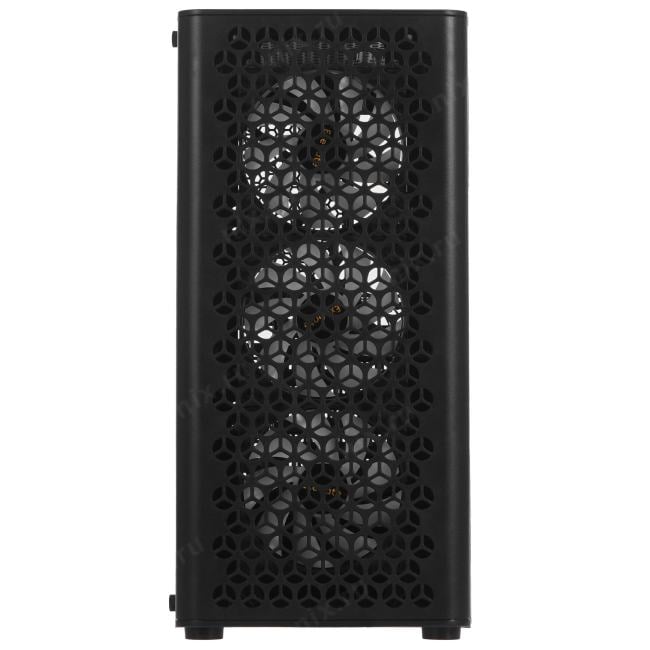 EX296077RUS Miditower ExeGate EVO-9202-EVO800 (ATX, БП EVO800RGB с вент. 12 см, с окном,  1*USB+1*USB3.0, аудио, черный,