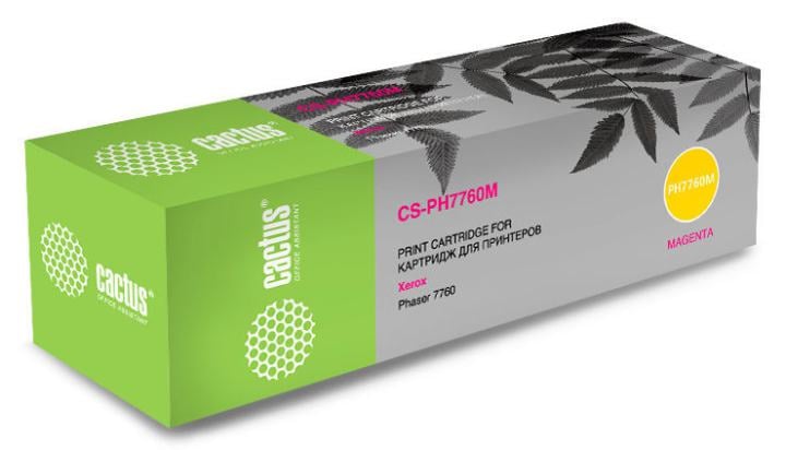 Картридж Cactus CS-PH7760Y желтый (25000стр.) для  Xerox Phaser 7760/7760dn/7760dx/7760dxf