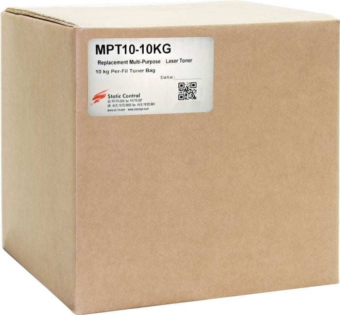 Тонер Static Control MPT10-10KG, черный, 10000 г