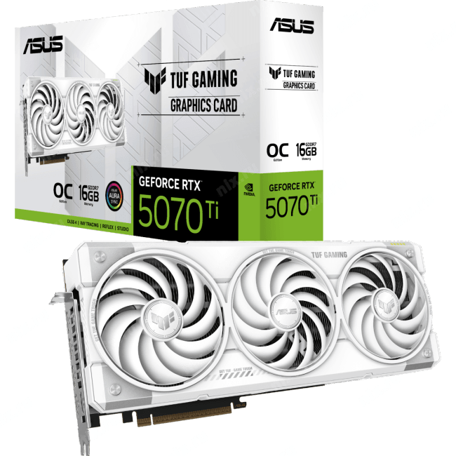 ASUS TUF-RTX5070TI-O16G-WHITE-GAMING//RTX5070TI HDMI*2  DP*3  16G  D7; 90YV0MD3-M0NA00