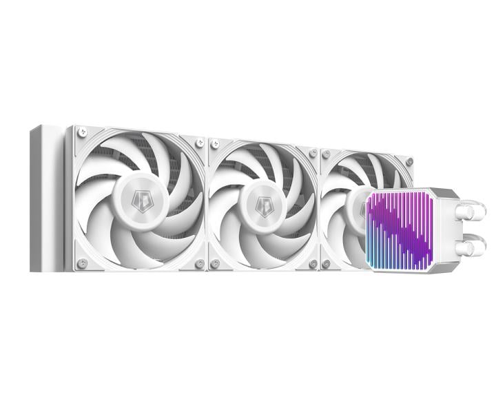 СВО ID-COOLING DX360 MAX WHITE LGA1700/1200/115X/AM4/AM5 (TDP 350W, ARGB PUMP, PWM, TRIPLE FAN  120mm, белый) RET