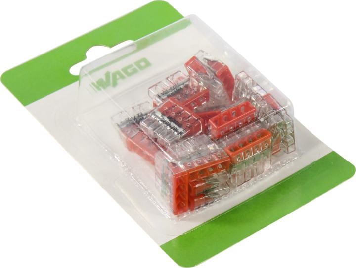 Wago <07-5133-20> Экcпресс-клемма, 4-проводная (0.5-2.5 мм,  уп 20 шт)