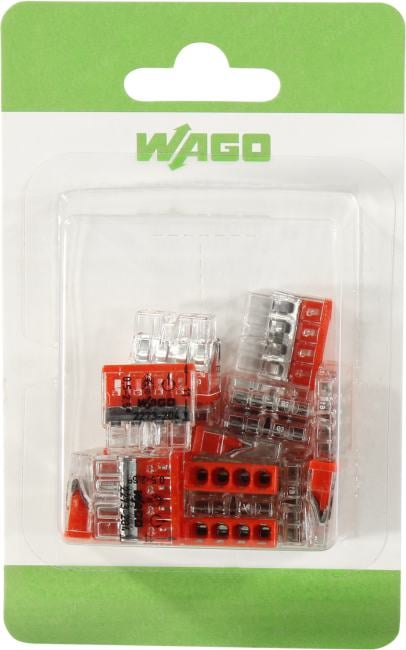 Wago <07-5133-20> Экcпресс-клемма, 4-проводная (0.5-2.5 мм,  уп 20 шт)