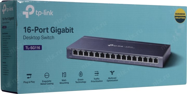 TP-LINK <TL-SG116> 16-Port  Switch (16UTP 1000Mbps)