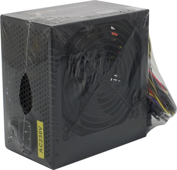Exegate EX219465RUS-S Блок питания XP600, ATX, SC, black, 12cm fan, 24p+4p, 6/8p PCI-E, 3*SATA, 2*IDE, FDD + кабель 220V с защитой от выдергивания, 278173