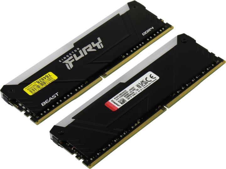 Kingston Fury RGB <KF432C16BB2AK2/32> DDR4 DIMM 32Gb KIT  2*16Gb<PC4-25600>  CL16