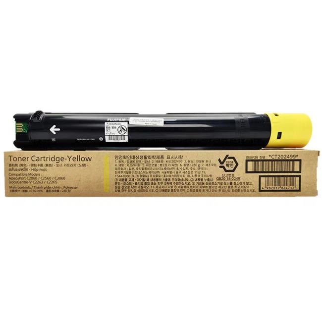 Тонер-картридж Yellow для Fujifilm Apeos C3060 C2560 C2060 оригинал (15 000стр.) для XEROX VersaLink C7120/7125/7130