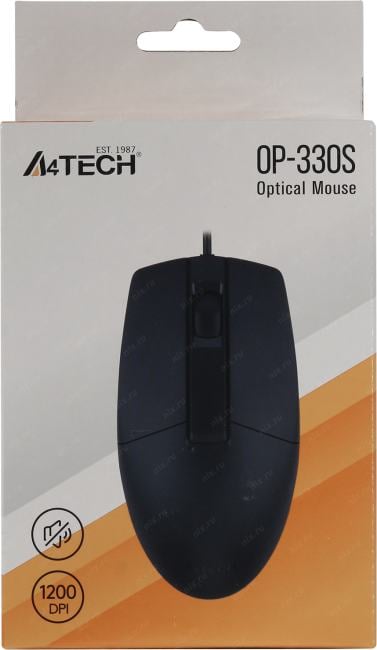 A4Tech Optical Mouse <OP-330S> (RTL)  USB  3btn+Roll