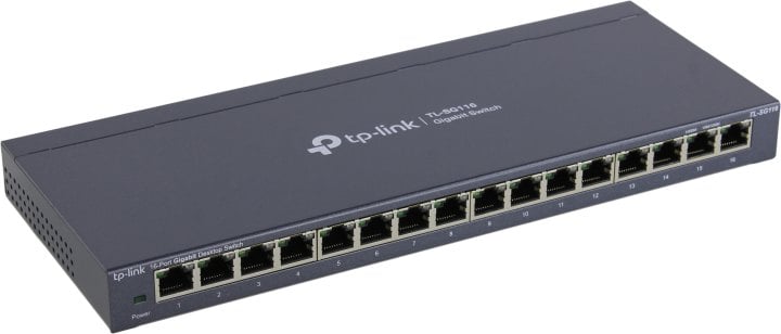 TP-LINK <TL-SG116> 16-Port  Switch (16UTP 1000Mbps)