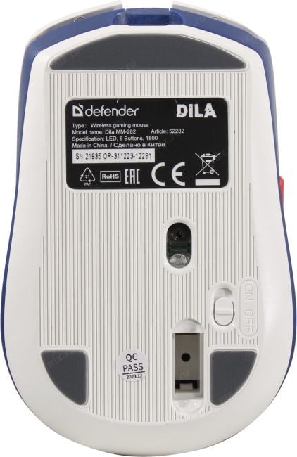 Defender Wireless Optical Mouse Dila <MM-282> (RTL) USB  6btn+Roll  <52282>