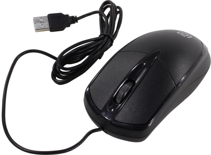 OKLICK Optical Mouse <125M>  <Black>  (RTL)  USB 3btn+Roll<1175317>