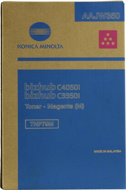 Тонер-картридж KONICA MINOLTA <AAJW350> TNP79M Magenta  для bizhub C3350i/C4050i