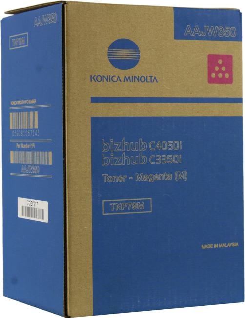 Тонер-картридж Konica Minolta AAJW350, TNP-79M, пурпурный, 13 000 стр.