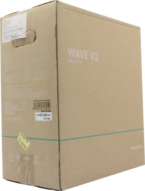 Minitower Deepcool WAVE V2 <DP-MATX-DPWAVE2> Black  MicroATX без БП