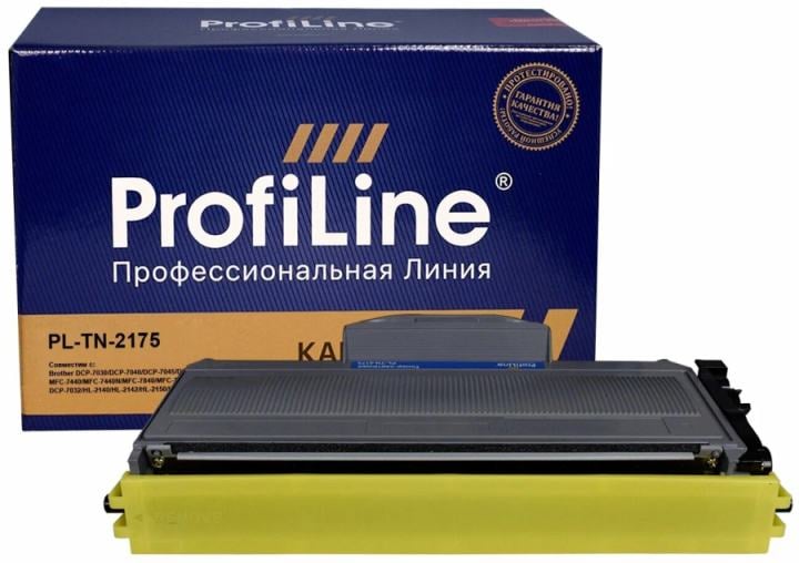 Картридж ProfiLine PL-TN-2175 для принтеров Brother HL-2140/2142/2150N/2170W/DCP-7030/7040/7045N/MFC-7320 2600 копий