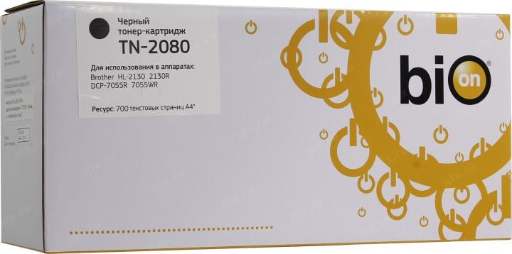 Картридж Bion TN-2080 для Brother HL-2130/2132/DCP7055 700 страниц