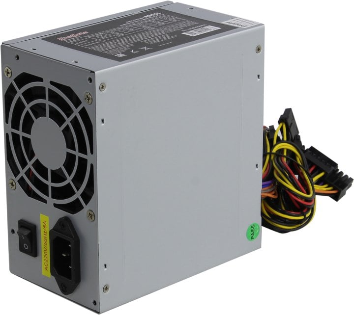 Exegate EX282066RUS Блок питания 550W ExeGate AB550, ATX, 8cm fan, 24p+4p, 3*SATA, 2*IDE, FDD