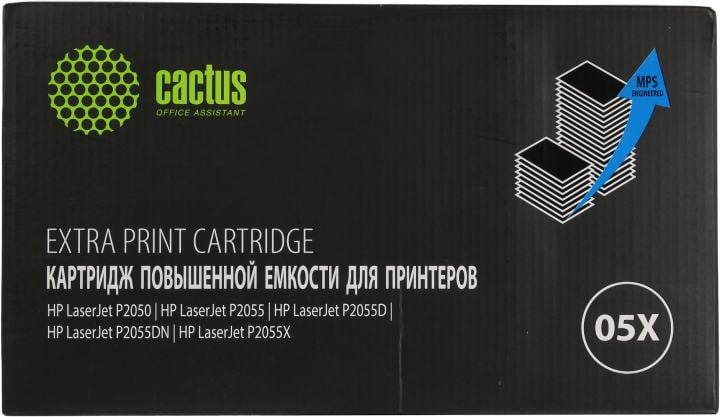 Картридж Cactus CS-CE505X-MPS для  HP LJ P2050/P2055