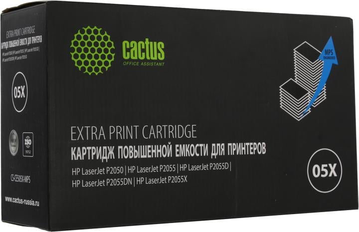 Картридж Cactus CS-CE505X-MPS для  HP LJ P2050/P2055