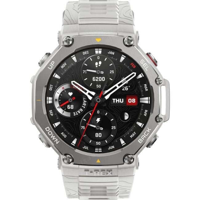 1746881 Amazfit T-Rex 3 A2323 48.5мм 1.5" AMOLED корп.серый  рем.серый разм.брасл.:145-210мм ()