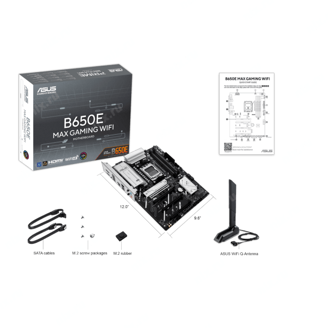 ASUS B650E MAX GAMING WIFI (RTL) AM5 <B650> 4xPCI-E HDMI+DP  2.5GbLAN+WiFi+BT  SATA  ATX 4DDR5