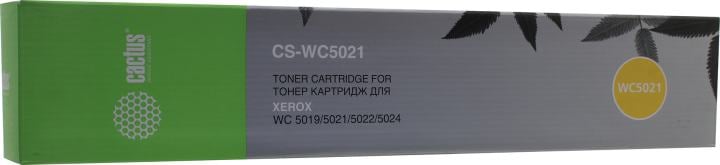 Картридж лазерный Cactus CS-WC5021 (006R01573) черный (9000 стр.) для Xerox WorkCentre 5019/5021/5022/5024