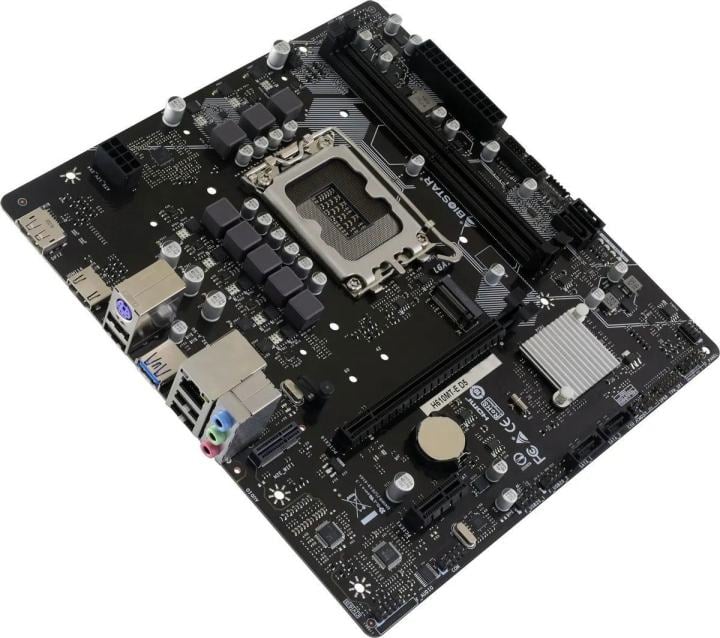 Материнская плата Biostar H610MT-E D5 Soc-1700 Intel H610 2xDDR5  mATX  AC`97  8ch(7.1) GbLAN+HDMI+DP