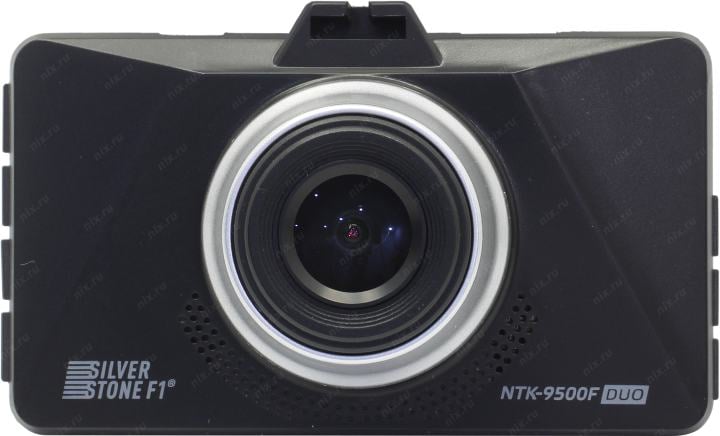 Silverstone F1 <NTK-9500F Duo> (2xCam, 1920х1080/720х480, 140° LCD 3",  G-Sens, microSDHC, Li-Pol)