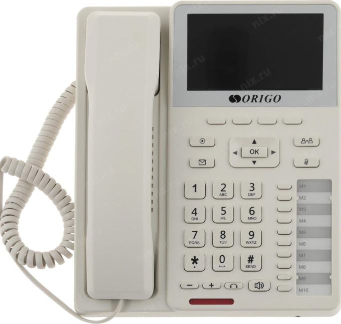 Origo OPH500/A1B Телефон/ IP-телефон с цветным дисплеем 4.3", 1x1000Base-T PoE,  1x1000Base-T, 4 SIP-аккаунта