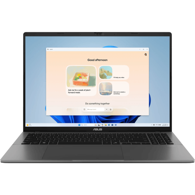Ноутбук Asus S3607CA-SH100 - 16", 1920x1200 (WUXGA), Intel Core Ultra 5 225H 1700MHz 16 ГБ, SSD 512 ГБ, Intel Arc Graphics 130T, Bluetooth, Wi-Fi, серый, ОС не установлена, 90NB16I2-M00720