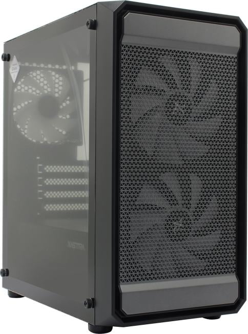 Корпус ПК XASTRA A303M-2FC14F-1FC12F, mATX, Mesh, tempered glass, 3×FRGb fans
