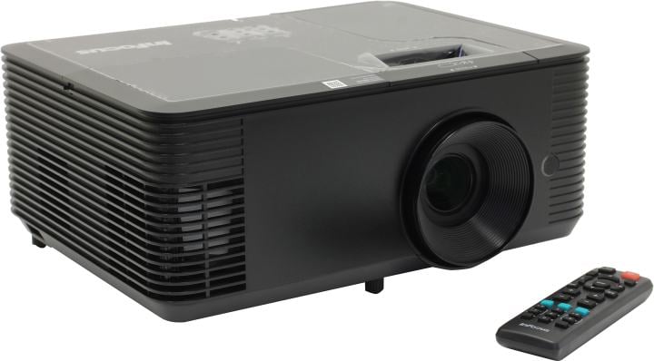 Проектор INFOCUS IN136 DLP, 4000 ANSI Lm, WXGA (1280x800), 28500:1, 1.54-1.72:1, 3.5мм in, Composite video, VGAin, HDMI 1.4aх3 (поддержка 3D), USB-A (для SimpleShare и др.), лампа 15000ч.(ECO mode), 3.5мм out, Monitor out (VGA), RS232, 21дБ, 4,5 кг