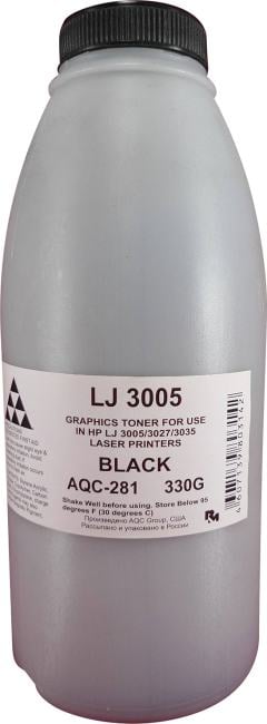 Тонер HP LJ 3005/3027/3035 (флакон, 330г) AQC-США фас России