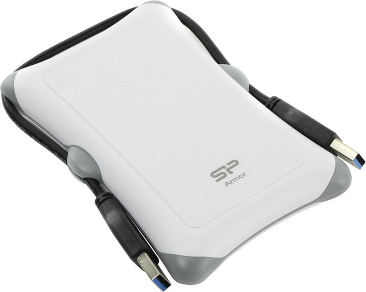 <095238> Внешний жесткий диск .2Tb Silicon Power Armor A30 2.5" USB3.0 белый [SP020TBPHDA30S3W]