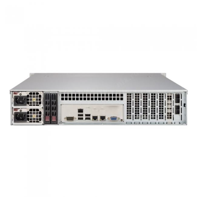Корпус серверный Supermicro - SuperChassis 216BE2C-R920LPB, mATX, ATX, E-ATX, 24х2.5", Hot-swap, 2 x SAS 12Gb/s expander, Rack, 2U, 2x920 Вт, цвет чёрный, CSE-216BE2C-R920LPB