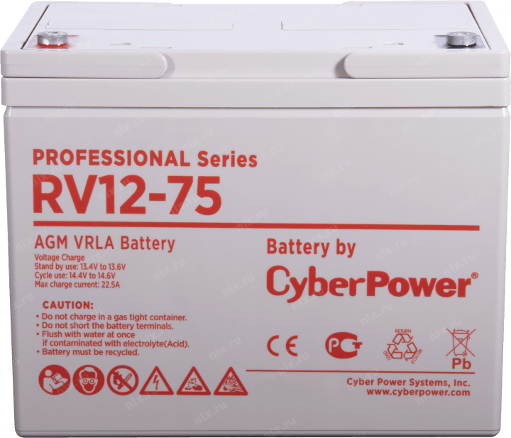 Battery CyberPower Professional series  RV  12-75