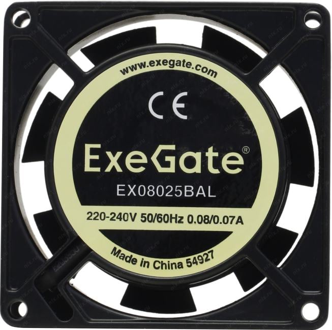 ExeGate <EX288997RUS>  EX08025BAL (220-240V, 80x80x25мм)